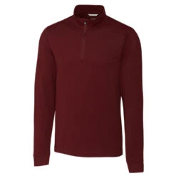 Cutter & Buck Men's Bordeaux Tall DryTec Long Sleeve Advantage Half-Zip