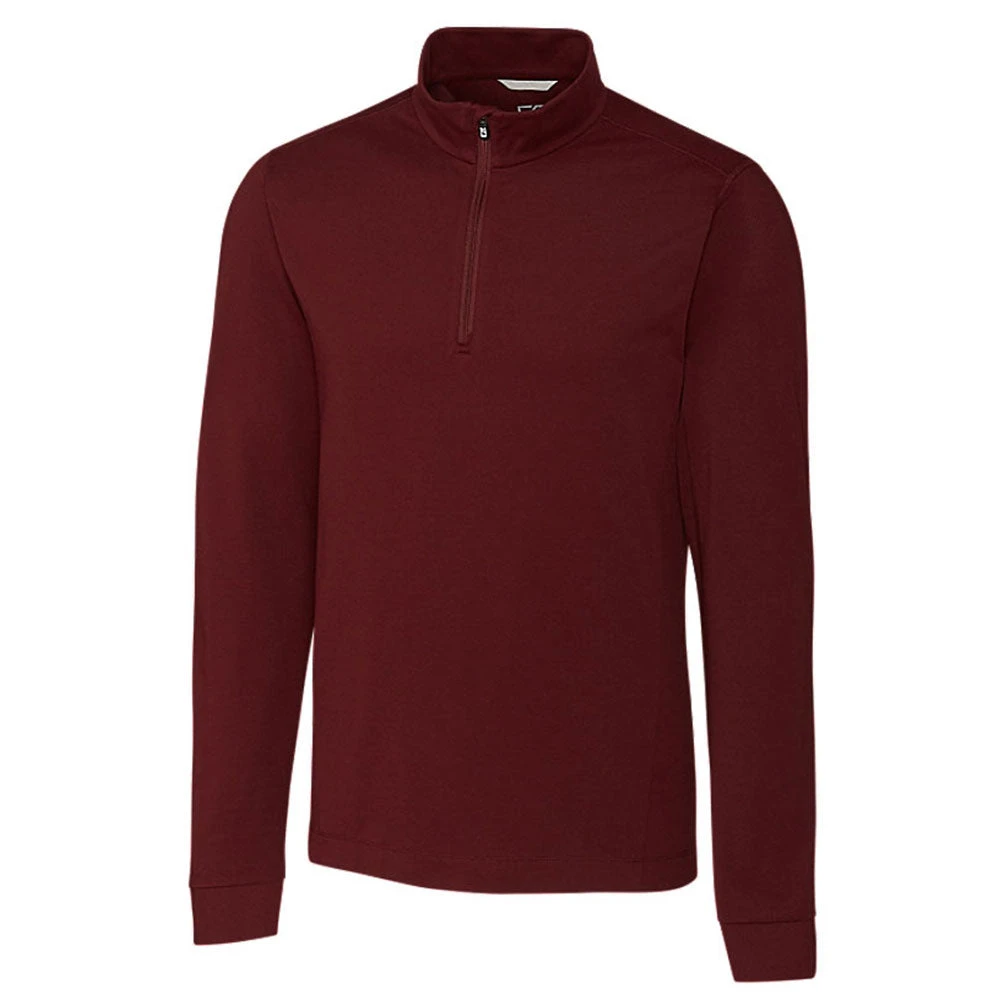 Cutter & Buck Men's Bordeaux Tall DryTec Long Sleeve Advantage Half-Zip 3 Cutter & Buck Men's Bordeaux Tall DryTec Long Sleeve Advantage Half-Zip