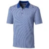 Cutter & Buck Men's Tour Blue Tall Forge Polo Tonal Stripe -Cutter & Buck BCK00113 TBL F