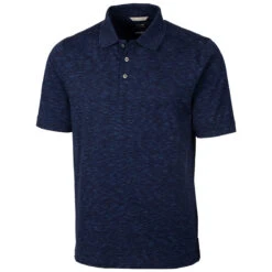 Cutter & Buck Men's Dark Liberty Navy Tall DryTec Advantage Space Dye Polo