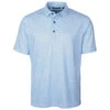 Cutter & Buck Men's Tour Blue Tall Pike Polo Double Dot Print -Cutter & Buck BCK00137 TBL F