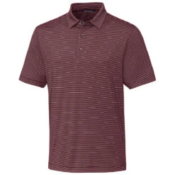 Cutter & Buck Men's Bordeaux Tall Forge Polo Pencil Stripe