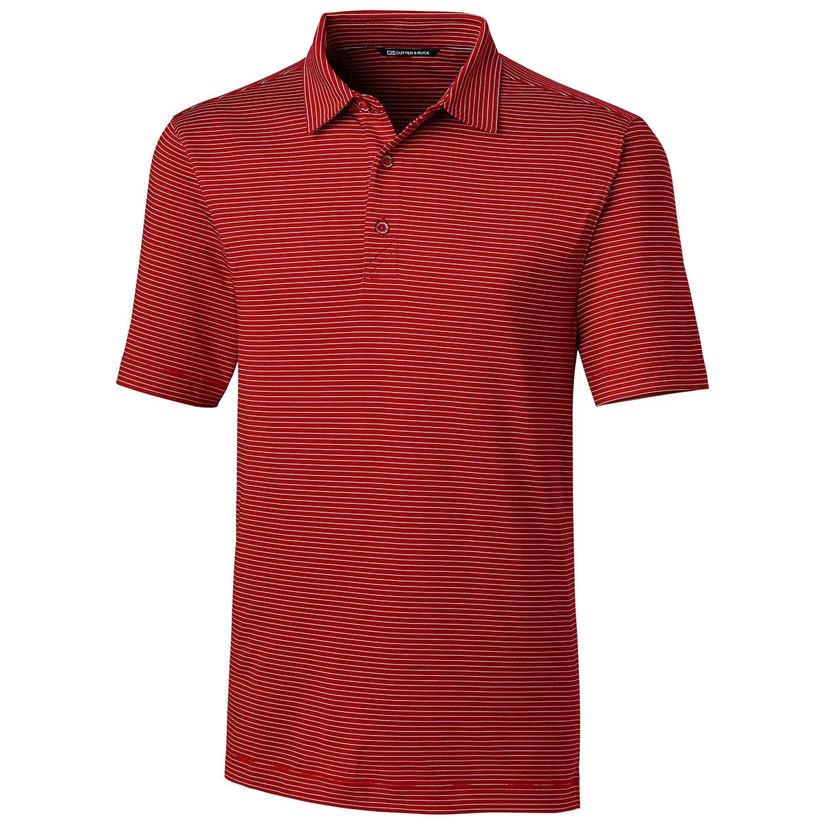 Cutter & Buck Men's Cardinal Red Tall Forge Polo Pencil Stripe 3 Cutter & Buck Men's Cardinal Red Tall Forge Polo Pencil Stripe