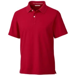 Cutter & Buck Men's Cardinal Red Tall Breakthrough Polo