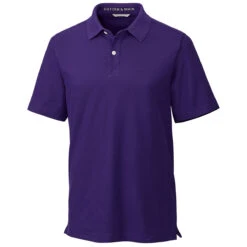 Cutter & Buck Men's College Purple Tall Breakthrough Polo