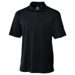 Cutter & Buck Men's Black Tall DryTec Genre Polo