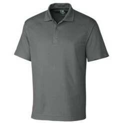 Cutter & Buck Men's Elemental Grey Tall DryTec Genre Polo