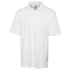 Cutter & Buck Men's White Tall DryTec Genre Polo