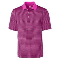 Cutter & Buck Men's Refresh/Navy Blue Tall DryTec Trevor Stripe Polo