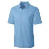 Cutter & Buck Men's Seaport/White Tall DryTec Blaine Oxford Polo