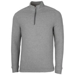 Cutter & Buck Men's Polished Heather Tall Coastal Half Zip