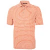 Cutter & Buck Men's College Orange Virtue Eco Pique Stripped Recycled Tall Polo 1 Cutter & Buck Men's College Orange Virtue Eco Pique Stripped Recycled Tall Polo -Cutter & Buck BCK01168 CLO F