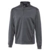 Cutter & Buck Men's Elemental Grey/Black Tall DryTec Edge Half-Zip -Cutter & Buck BCK08861 EGBL F