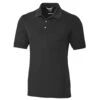 Cutter & Buck Men's Black Tall DryTec Short Sleeve Advantage Polo -Cutter & Buck BCK09321 BL F