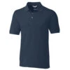 Cutter & Buck Men's Liberty Navy Tall DryTec Short Sleeve Advantage Polo 1 Cutter & Buck Men's Liberty Navy Tall DryTec Short Sleeve Advantage Polo -Cutter & Buck BCK09321 LYN F