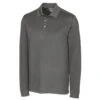 Cutter & Buck Men's Elemental Grey Tall DryTec Long Sleeve Advantage Polo -Cutter & Buck BCK09322 EG F