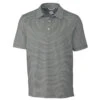 Cutter & Buck Men's Elemental Grey/Thunder Tall DryTec Division Stripe Polo