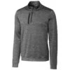 Cutter & Buck Men's Elemental Grey Tall Stealth Half Zip 2 Cutter & Buck Men's Elemental Grey Tall Stealth Half Zip -Cutter & Buck BCK09404 EG F