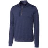 Cutter & Buck Men's Liberty Navy Tall Stealth Half Zip 1 Cutter & Buck Men's Liberty Navy Tall Stealth Half Zip -Cutter & Buck BCK09404 LYN F