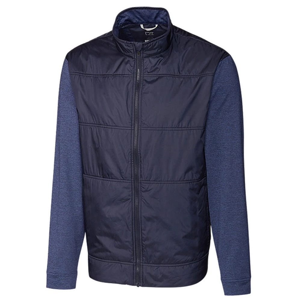 Cutter & Buck Men's Liberty Navy Tall DryTec Stealth Full-Zip 3 Cutter & Buck Men's Liberty Navy Tall DryTec Stealth Full-Zip