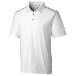 Cutter & Buck Men's White Tall DryTec Fusion Polo