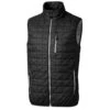 Cutter & Buck Men's Black Tall Rainier Vest -Cutter & Buck BCO00019 BL F