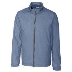 Cutter & Buck Men's Liberty Navy Tall WeatherTec Panoramic Packable Jacket