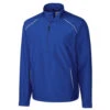 Cutter & Buck Men's Tour Blue Tall WeatherTec Beacon Half-Zip Jacket -Cutter & Buck BCO00922 TBL F