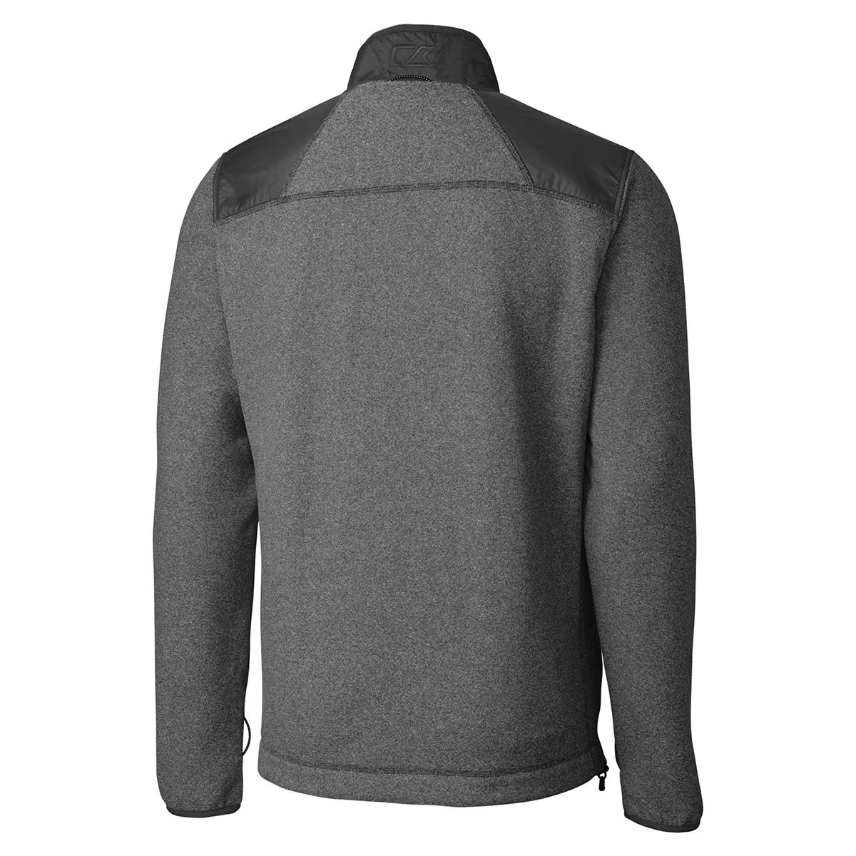 Cutter & Buck Men's Charcoal Heather Tall WeatherTec Cedar Park Full-Zip 4 Cutter & Buck Men's Charcoal Heather Tall WeatherTec Cedar Park Full-Zip - Image 2