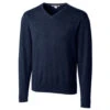 Cutter & Buck Men's Liberty Navy Tall Lakemont V-Neck -Cutter & Buck BCS07726 LYN F