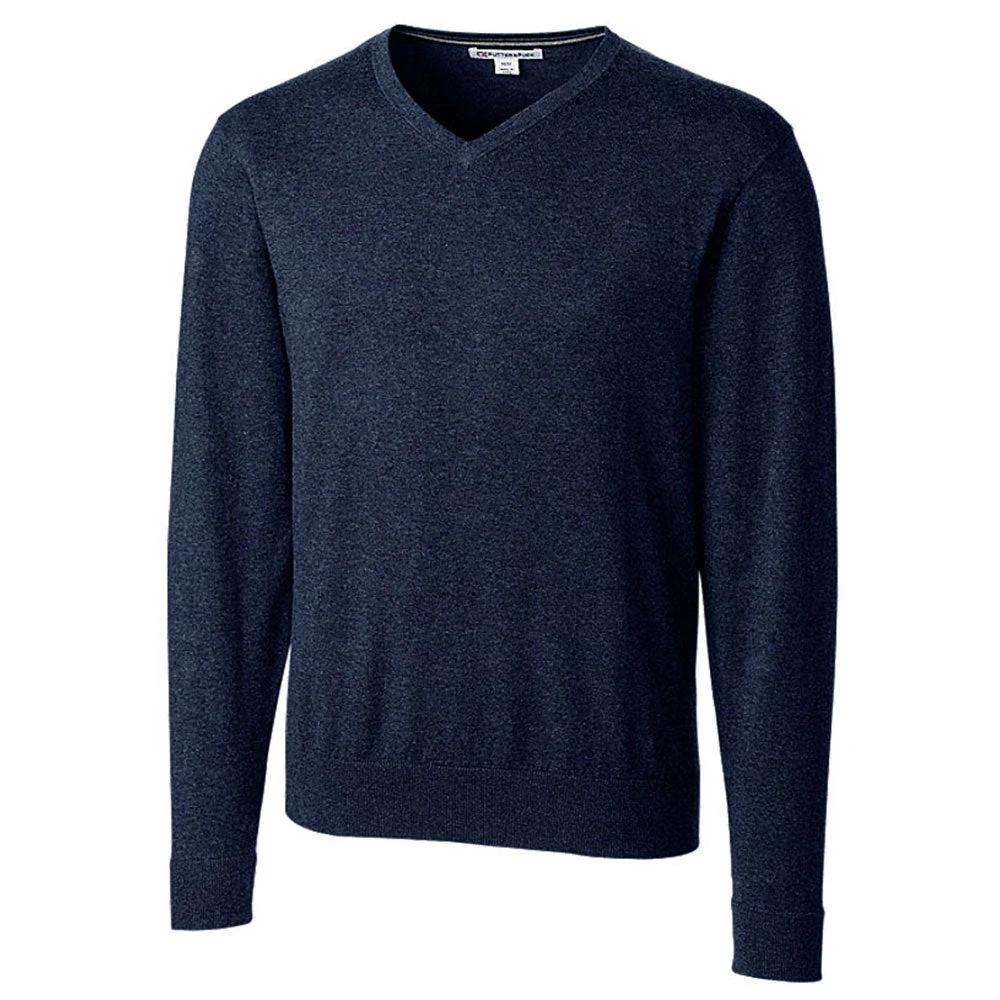 Cutter & Buck Men's Liberty Navy Tall Lakemont V-Neck 3 Cutter & Buck Men's Liberty Navy Tall Lakemont V-Neck