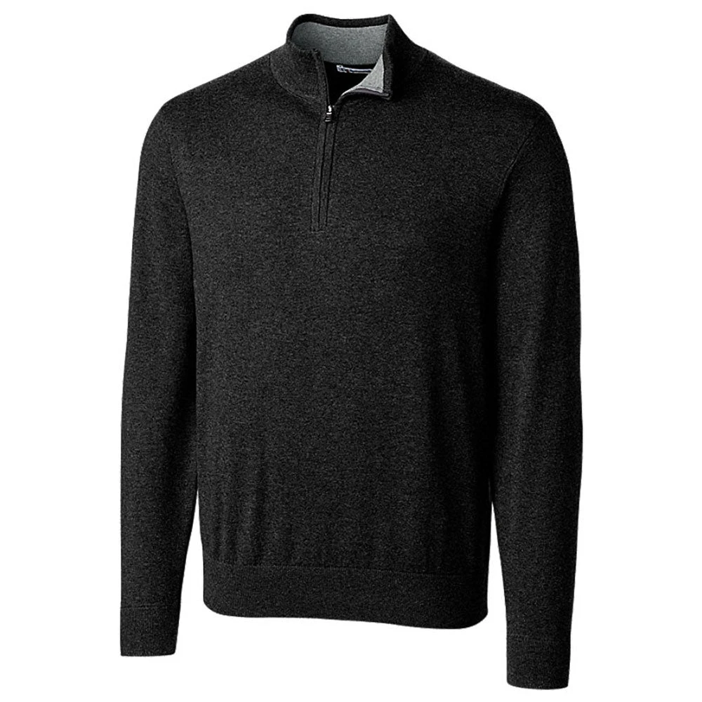 Cutter & Buck Men's Black Tall Lakemont Half-Zip 3 Cutter & Buck Men's Black Tall Lakemont Half-Zip