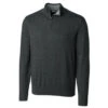 Cutter & Buck Men's Charcoal Heather Tall Lakemont Half-Zip