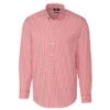 Cutter & Buck Men's Cardinal Red Tall Long Sleeve Epic Easy Care Stretch Gingham Shirt -Cutter & Buck BCW00143 CDR F