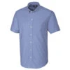 Cutter & Buck Men's French Blue Tall Short Sleeve Epic Easy Care Stretch Oxford Shirt -Cutter & Buck BCW00182 FB F