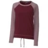 Cutter & Buck Women's Bordeaux Response Hybrid Long Sleeve Top -Cutter & Buck CA LCC00003 BRD F