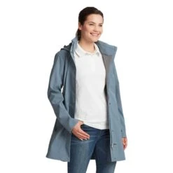 Cutter & Buck Women's Soapstone Shield Hooded Shell -Cutter & Buck CA LCO00028 SPS HTF