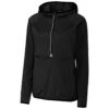Cutter & Buck Women's Black Breaker Half Zip Hooded Popover 2 Cutter & Buck Women's Black Breaker Half Zip Hooded Popover -Cutter & Buck CA LCO00030 BL F
