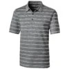 Cutter & Buck Men's Black Forge Polo Heather Stripe 2 Cutter & Buck Men's Black Forge Polo Heather Stripe -Cutter & Buck CA MCK00112 BL F