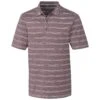 Cutter & Buck Men's Bordeaux Forge Polo Heather Stripe -Cutter & Buck CA MCK00112 BRD F