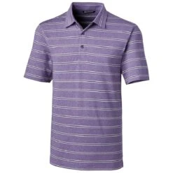 Cutter & Buck Men's Majestic Forge Polo Heather Stripe