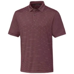 Cutter & Buck Men's Bordeaux Forge Polo Pencil Stripe