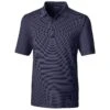 Cutter & Buck Men's Liberty Navy Forge Polo Pencil Stripe