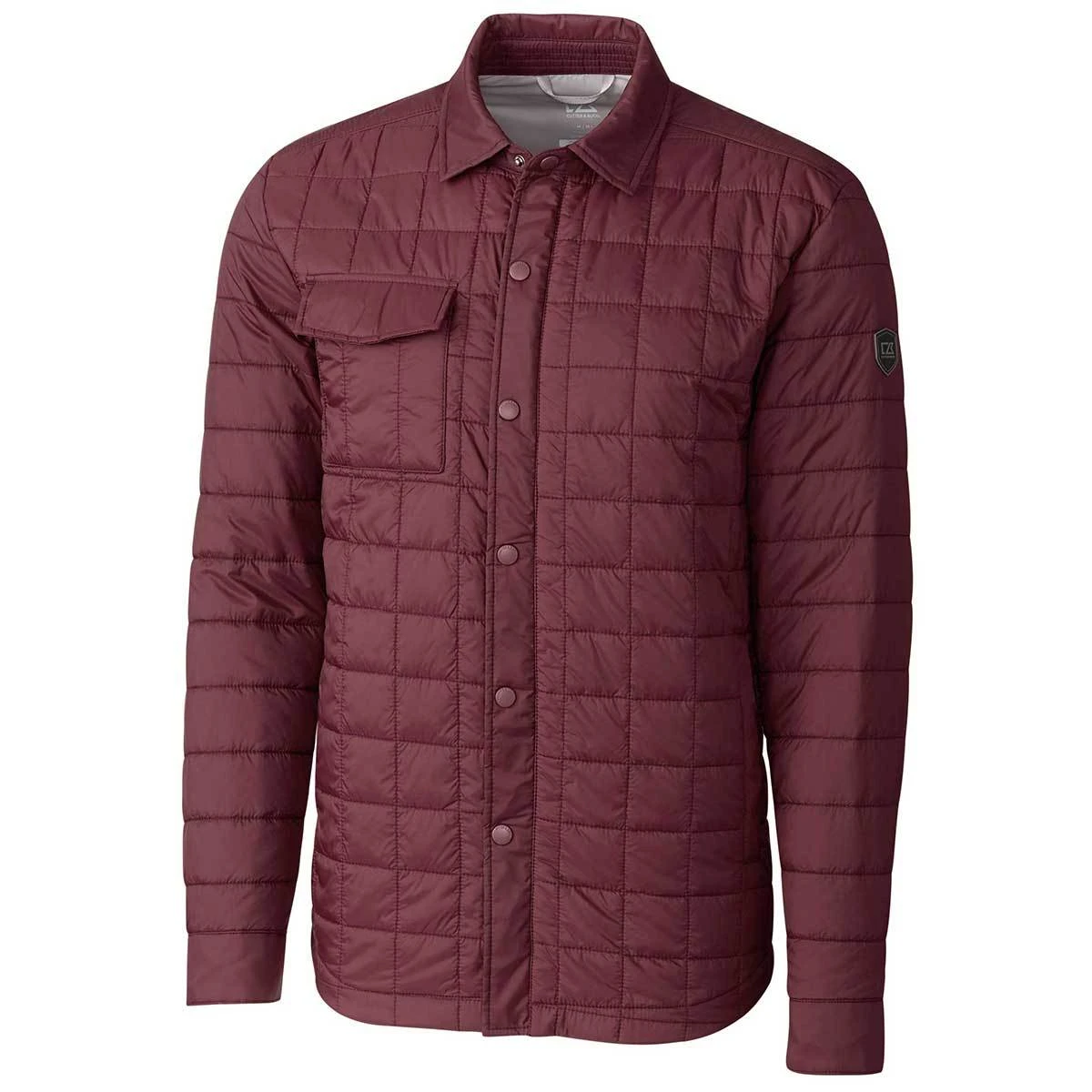 Cutter & Buck Men's Bordeaux Rainier Shirt Jacket 3 Cutter & Buck Men's Bordeaux Rainier Shirt Jacket