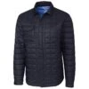 Cutter & Buck Men's Dark Navy Rainier Shirt Jacket -Cutter & Buck CA MCO00032 DN F