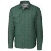 Cutter & Buck Men's Hunter Melange Rainier Shirt Jacket -Cutter & Buck CA MCO00032 HNM F