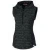 Cutter & Buck Women's Black Swish Printed Sport Vest 1 Cutter & Buck Women's Black Swish Printed Sport Vest -Cutter & Buck LBC00002 BL F
