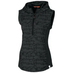 Cutter & Buck Women's Black Swish Printed Sport Vest