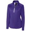 Cutter & Buck Women's College Purple Jackson Half Zip Overknit -Cutter & Buck LBK00010 College Purple F