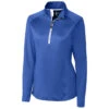 Cutter & Buck Women's Tour Blue Jackson Half Zip Overknit -Cutter & Buck LBK00010 Tour Blue F